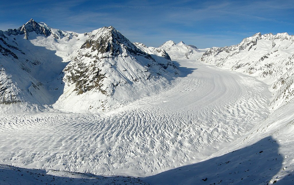Un giorno sul ghiacciaio dell’Aletsch Un giorno sul ghiacciaio dell’Aletsch